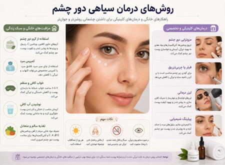 علت سیاهی دورچشم
