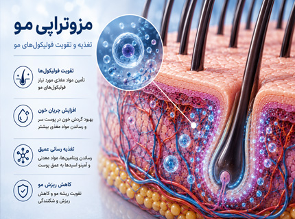 مزوتراپی مو برای تغذیه فولیکولها و کمک به رشد مو