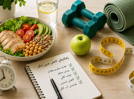 راهکارهای مؤثر برای کاهش چربی شکم